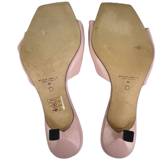 Studio Amelia Twisted Front 70 Heel Women's 38 in Rose - Picture 10 of 11